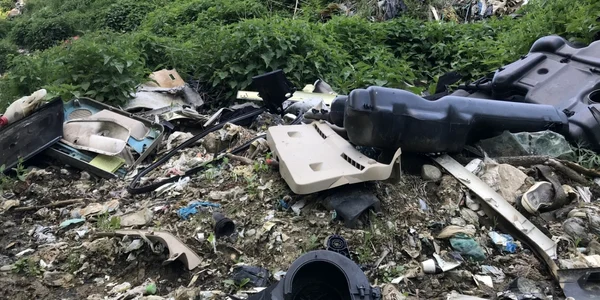 Groapa de gunoi din Măldăreşti – Vâlcea ar fi trebuit închisă din 2017 - în imagine în 2021 Foto Adevărul - credit Cornel Zainea