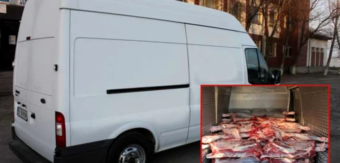 Inspectorii santoati veterinari, alături de poliţişti, au confiscat peste 500 de kilograme de carne FOTO Arhivă Adevărul