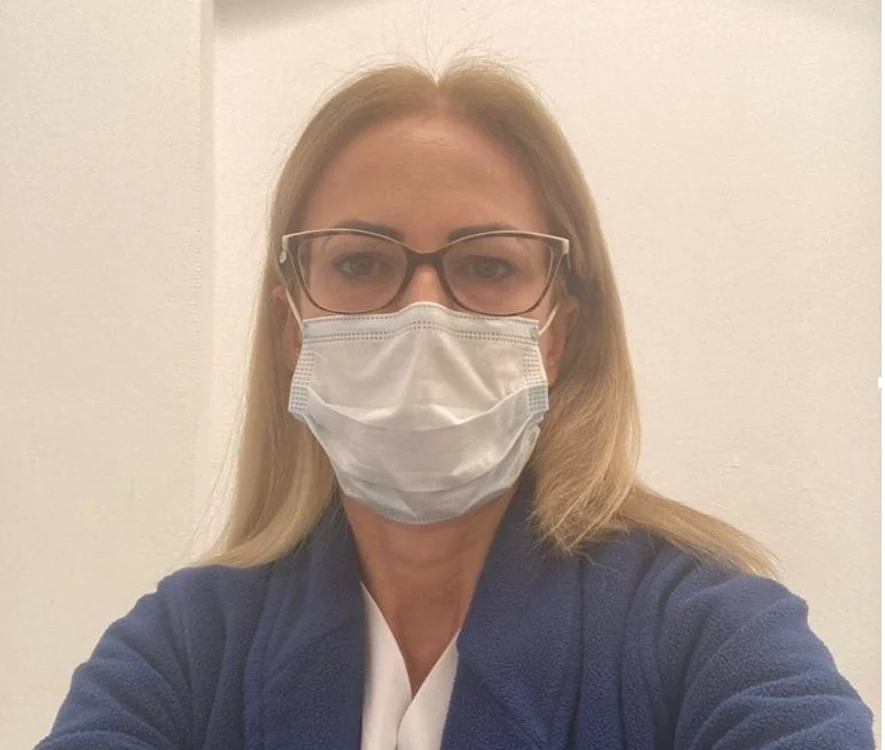Dr. Monica Puşcaş, şefa Secţiei Infecţioase de la Spitalul din Zalău FOTO Facebook.com/CJ Sălaj