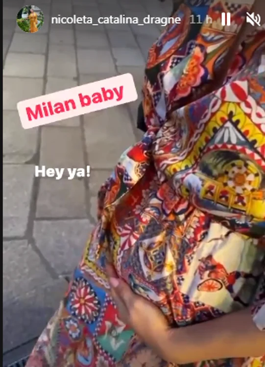 Sarcina Nicoletei este destul de avansată foto: Instagram