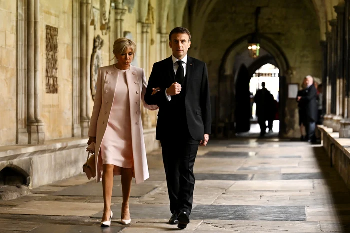 Brigitte și Emmanuel Macron, la încoronare, Getty (2) jpg