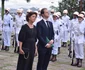 Prințul Rafael al Braziliei, succesorul Printului Antonio de Orleans-Bragança cu mama sa, Prințesa Cristina, la înmormântarea tatălui său. FOTO: Profimedia