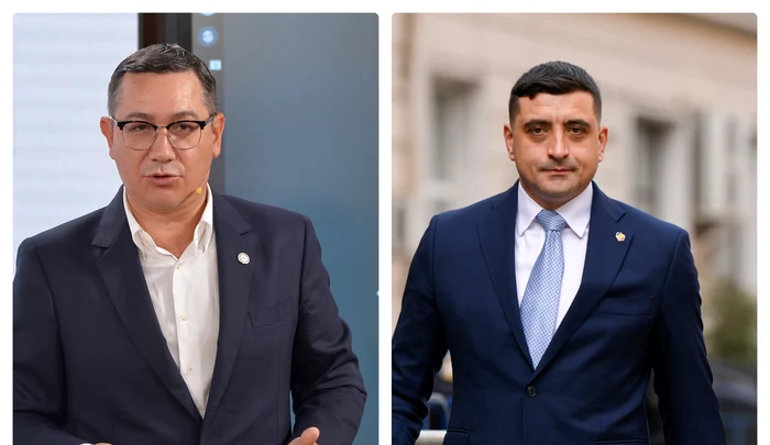 Victor Ponta și George Simion FOTO: Colaj