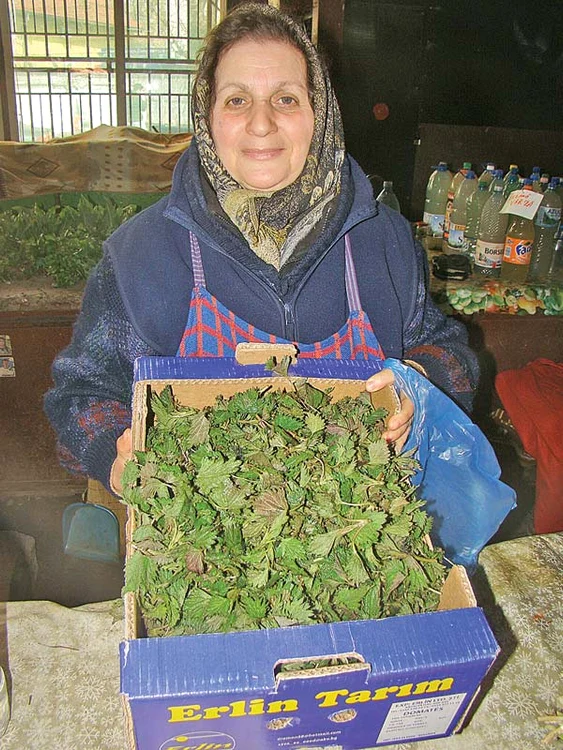 Tanti Dumitra vinde în fiecare an urzici