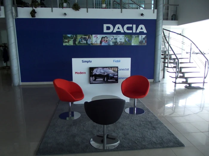 Modernizarea showroomurilor Dacia