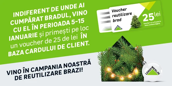 vino cu bradul uscat la leroy merlin i vei fi rasplatit cu un voucher de cumparaturi jpg
