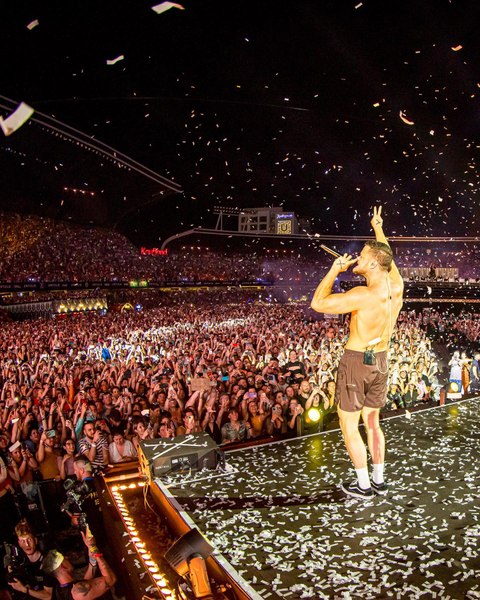Imagine Dragons, show perfect la Untold. Rockerii au făcut spectacol pe Cluj Arena în fața unei asistențe record