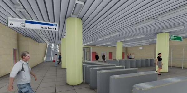 statia de metrou Berceni proiect Somet