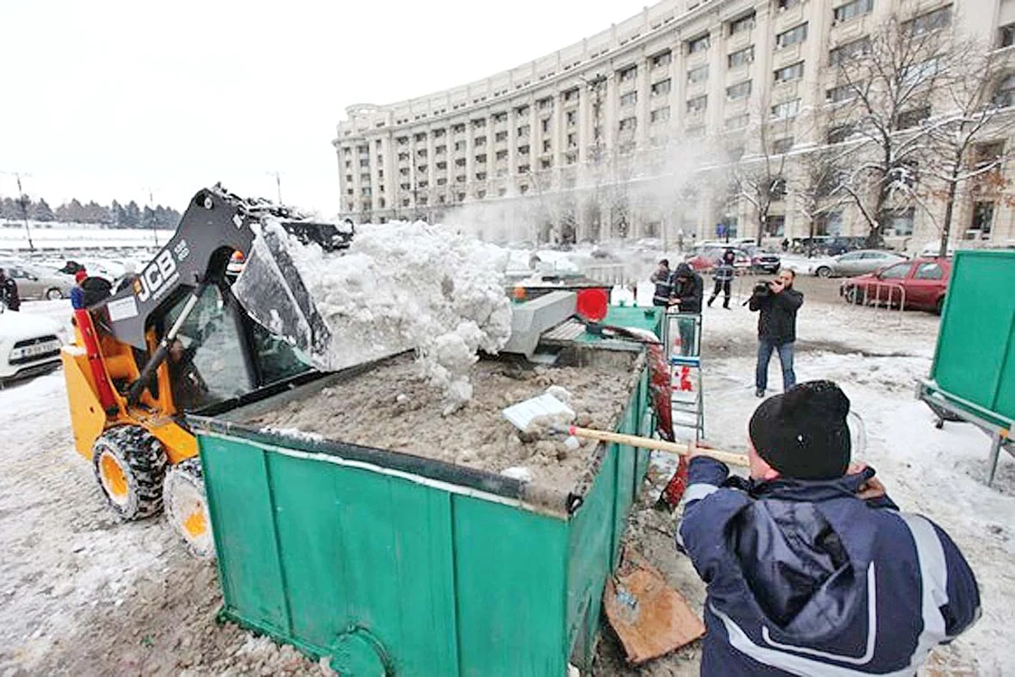 2018 - “Mâncătoarea de gheaţă” pusă  la treabă în Bucureşti