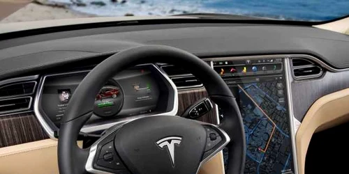 tesla model s interior