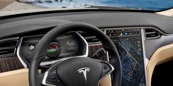 tesla model s interior