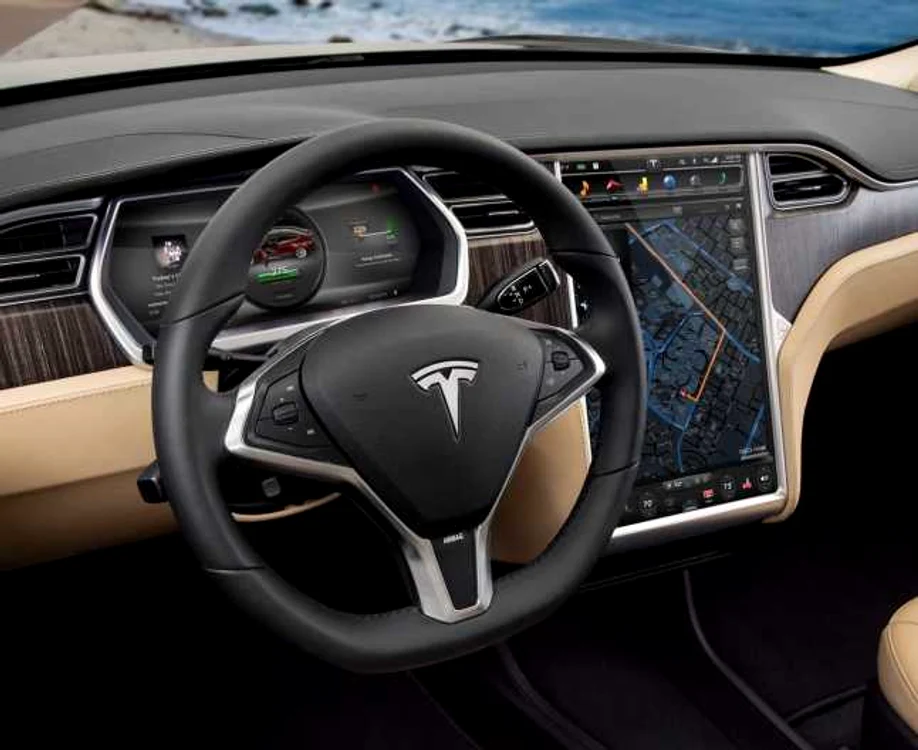 tesla model s interior