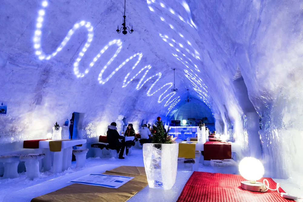 Motivul pentru care hotelul de gheață de la Bâlea Lac nu va fi construit anul acesta