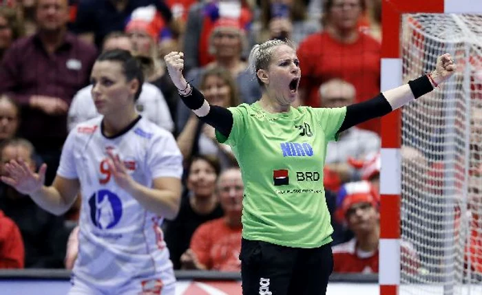 Paula Ungureanu a facut minuni in poartăFOTO: AP