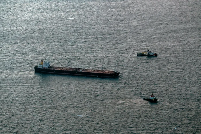Petrolierul Eventin a plutit în derivă câteva ore în largul coastelor Germaniei FOTO PROFIMEDIA