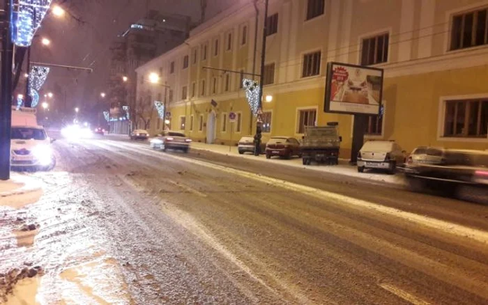 Prima ninsoare din 2019. Timişoara a îmbrăcat din nou haine albe FOTO Ş.Both