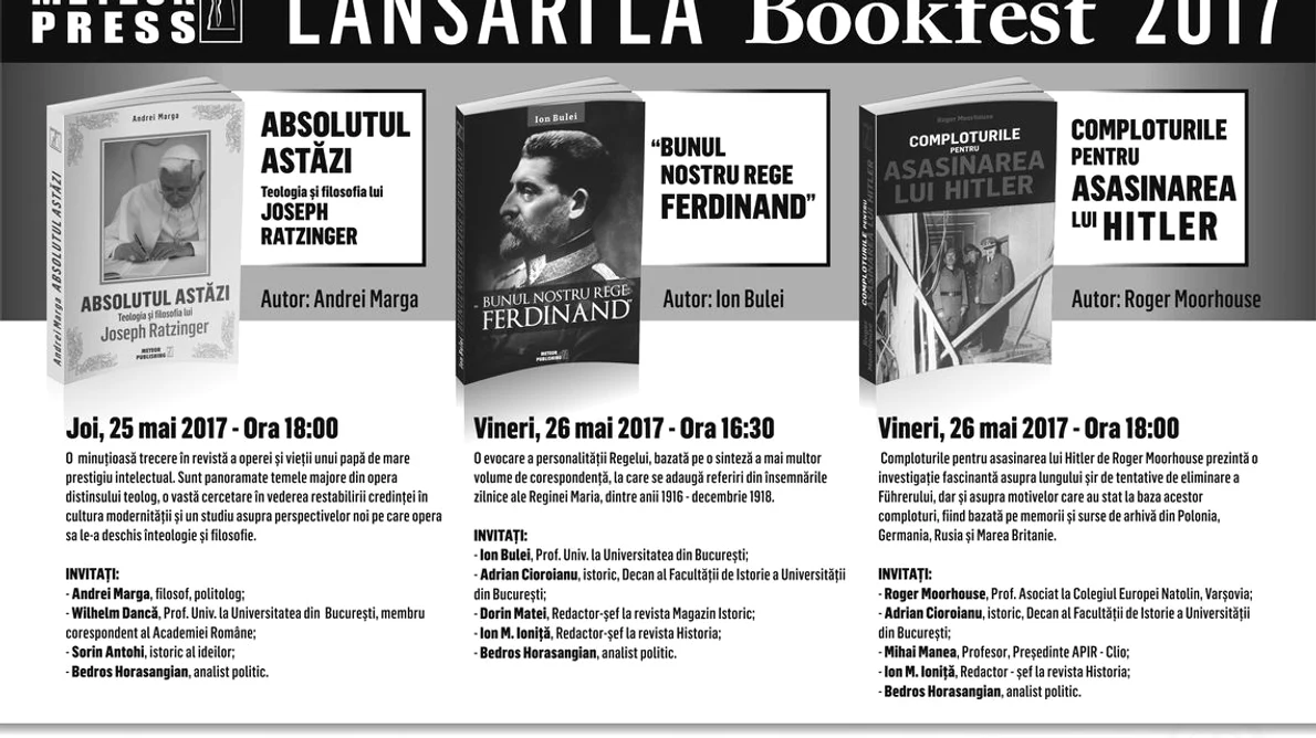 Lansări Meteor Press la Bookfest 2017 jpeg