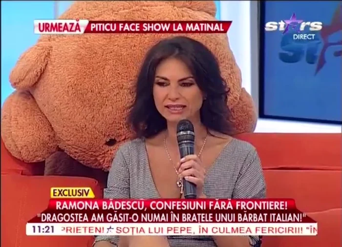 Ramona Bădescu în platoul Star Matinal