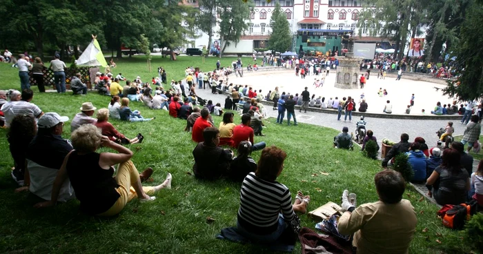 Pregătirile pentru festivalul „Sinaia Forever“, ediţia 2011, sunt în toi (foto: arhivă Adevărul)