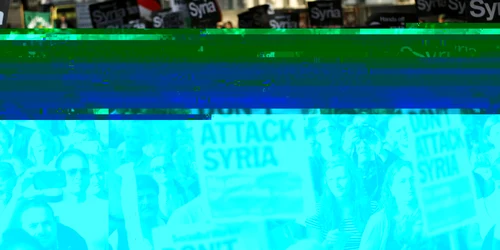 Protest în Marea Britanie impotriva razboiului din Siria