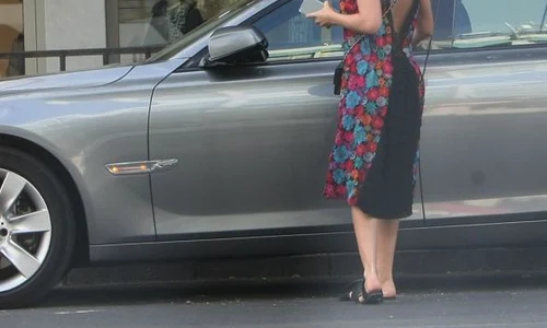 Anna Lesko și noul ei bolid, un BMW de 60 000 de euro jpeg