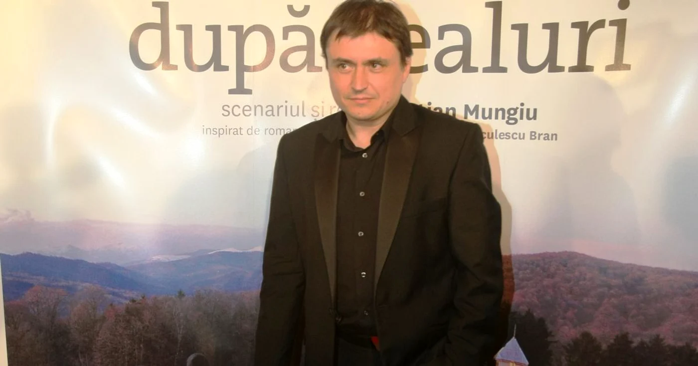 Regizorul Cristian Mungiu, la proiecţia de la Cinema Patria Fotografii: Marian Iliescu