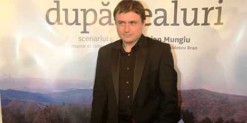 Regizorul Cristian Mungiu, la proiecţia de la Cinema Patria Fotografii: Marian Iliescu