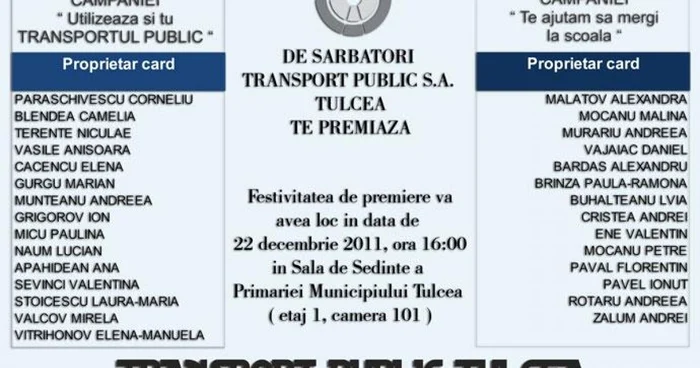 STP îşi premiază clienţii