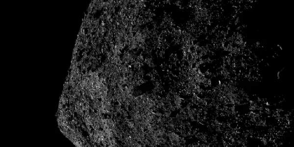 asteroidul bennu vazut din nava osiris rex