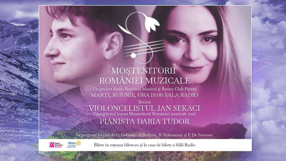 Jan Sekaci și Daria Tudor la Sala Radio