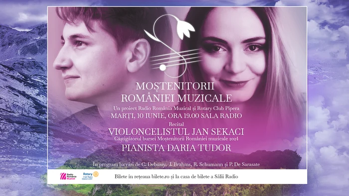 Jan Sekaci și Daria Tudor la Sala Radio