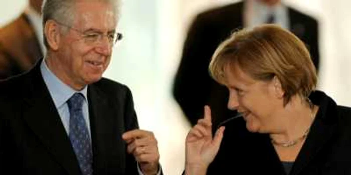 Monti și Merkel din nou față în față la Roma