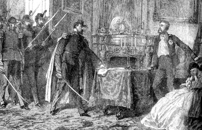 Abdicarea forțată a lui Cuza FOTO Muzeul Național Cotroceni