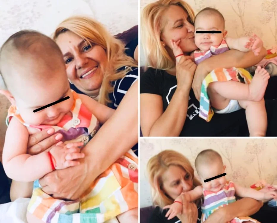 Nicola e „topită” după nepoțica ei 