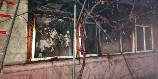 Incendiu casă judetul Giurgiu foto ISU Giurgiu