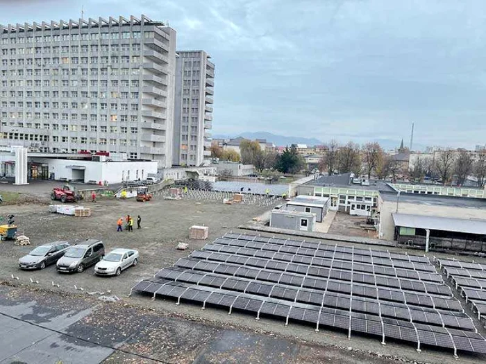 Parcul fotovoltaic de la SJU Baia Mare  FOTO Graiul.ro