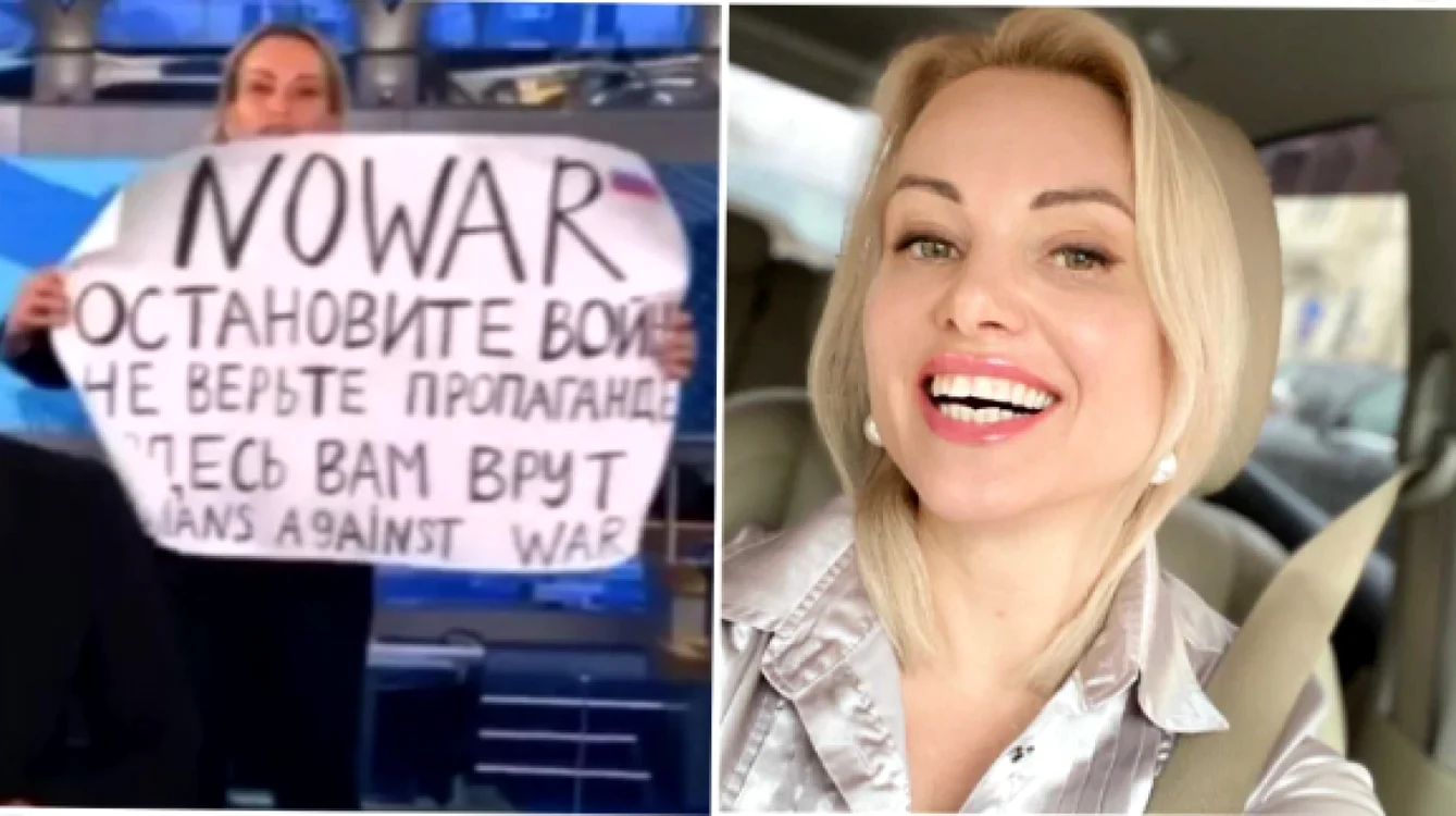 Marina Ovsiannikova trăiește acum în Franța