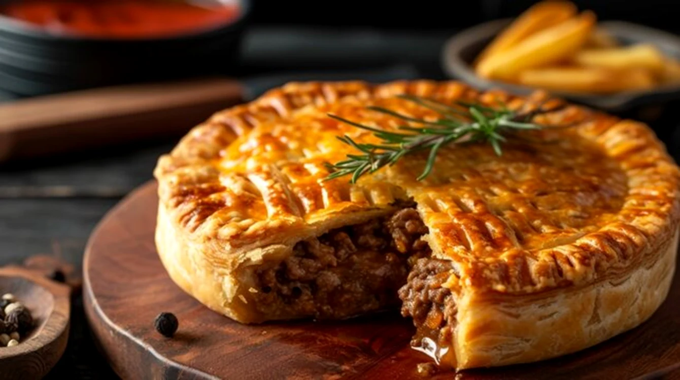Plăcinta de carne este favorita multor români / foto: Adobe Stock