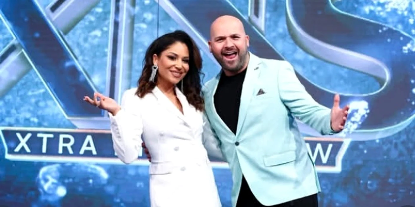 Nasrin Ameri și Andrei Ștefănescu prezintă Xtra Night Show foto: Antena Stars