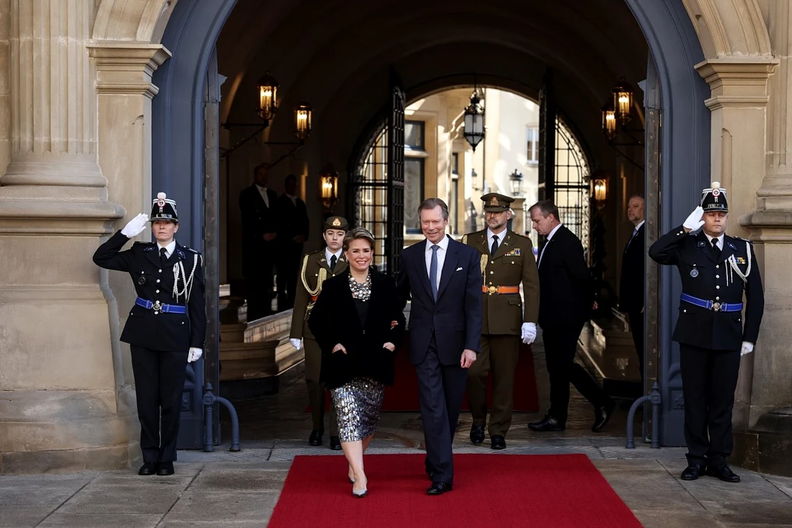 Marea Ducesă Maria Teresa cu paiete. FOTO: Sophie Margue/Casa Marelui Duce