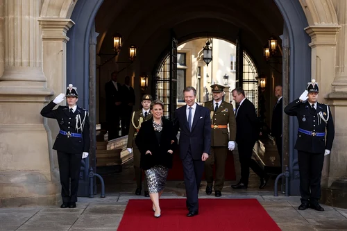 Marea Ducesă Maria Teresa cu paiete. FOTO: Sophie Margue/Casa Marelui Duce