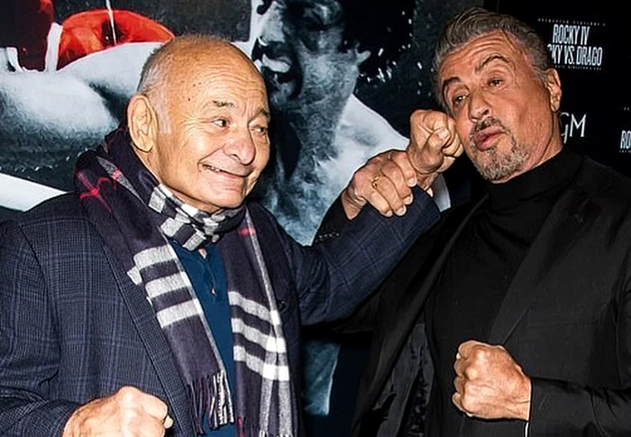 Burt Young și Sylvester Stalone FOTO: Facebook