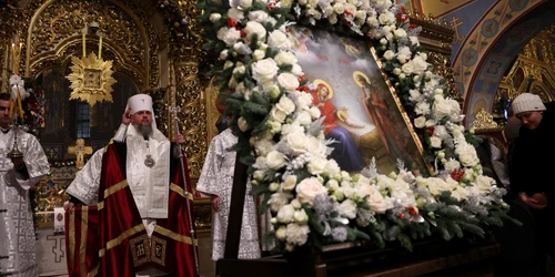 slujba religioasa manastirea sfantul mihail din kiev foto AFP jpg