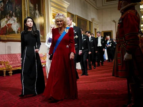 Prima Doamnă a Coreei de Sud, alături de Camilla, la dineul de gală 