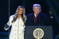 Melania Trump a aprins bradul național de Crăciun la Washington FOTO AFP
