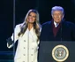 Melania Trump a aprins bradul național de Crăciun la Washington FOTO AFP