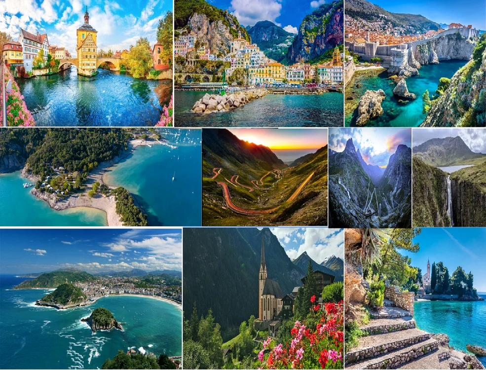 Top 10 cele mai spectaculoase rute rutiere din Europa Colaj DMS