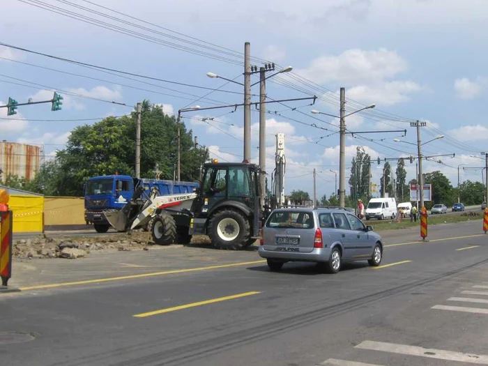 Lucrări pod Micălaca 