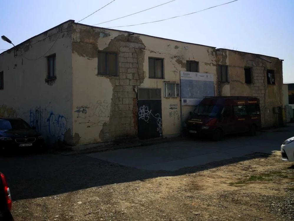 Punctul termic care va deveni adăpost pentru oamenii străzii FOTO bacau.net