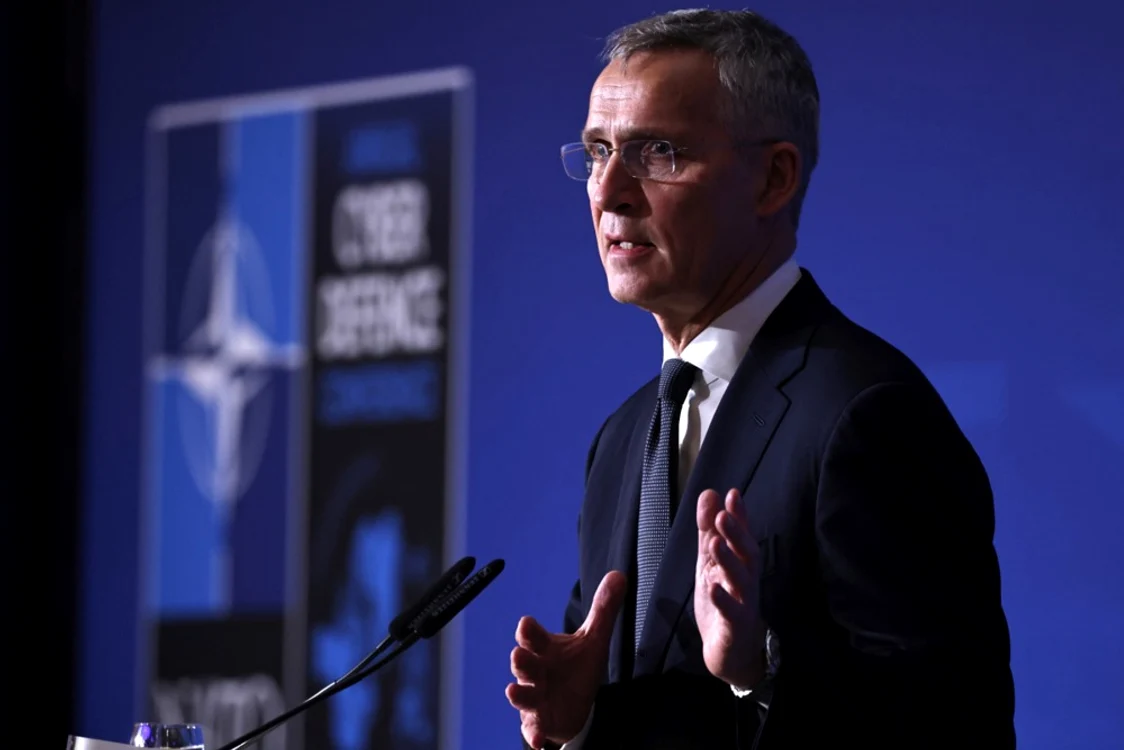 Jens Stoltenberg la Conferința de Apărare Cibernetică a NATO FOTO EPA-EFE